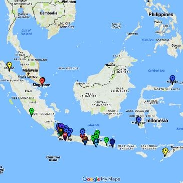 Lokasi dan Peta (Google Map) Program Kelas Extension Nomor